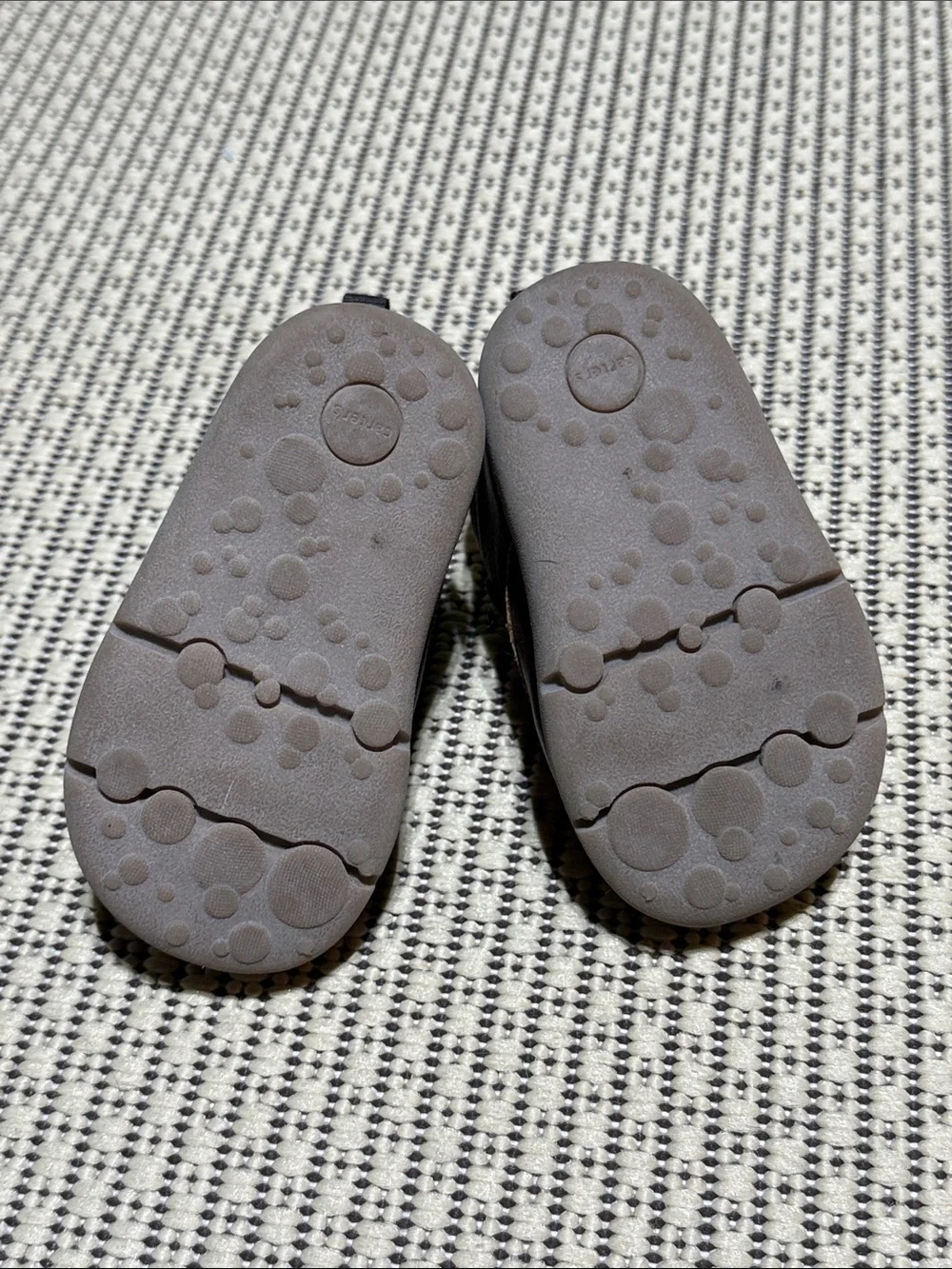 Carter's Brown Leather Baby Strap Boots